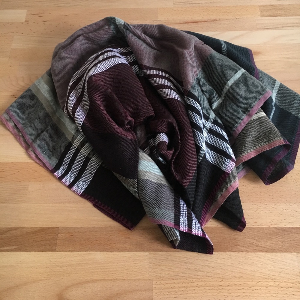 LOFT Plaid Infinity Scarf